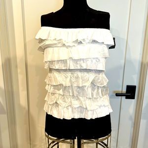 Beautiful layers of soft knit and cotton tube top